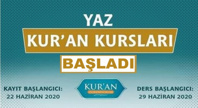 Diyanet'ten Sosyal medyada Yaz Kur’an Kursu tanıtım etkinliği