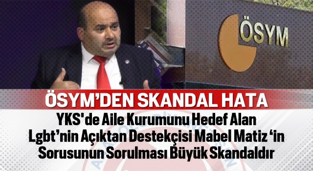 Mabel Matiz'in sorusunun sorulması büyük skandaldır