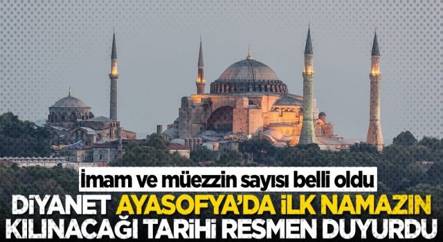 Diyanet İşleri Başkanı Ali Erbaş'tan Ayasofya açıklaması