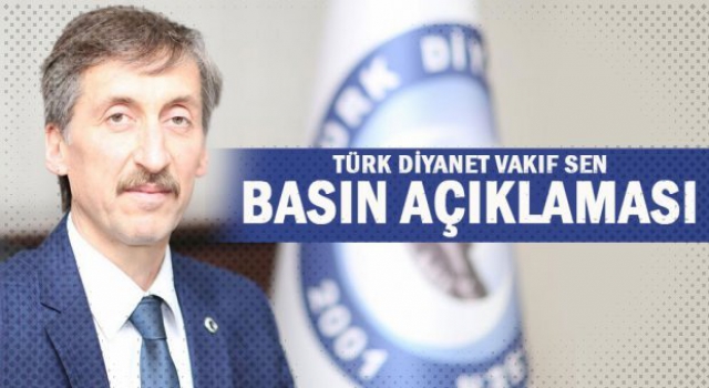 TDVS Genel Başkanı Nuri Ünal'dan Basın Açıklaması