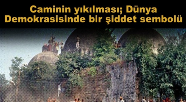 Babri caminin yıkılması; Dünya demokrasisinde bir şiddet sembolü