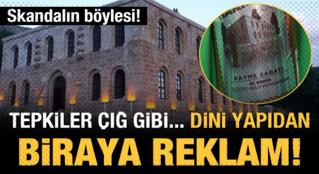 Bira markasından skandal görsel