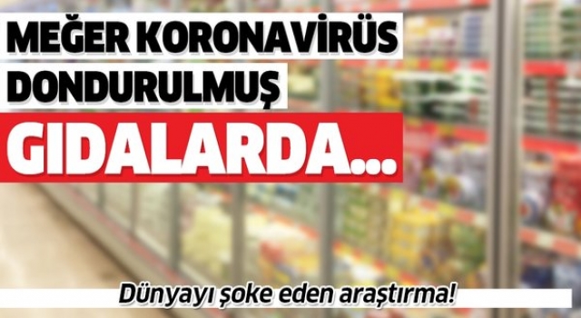 Dondurulmuş gıdalarda korona endişesi