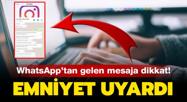 Emniyet'ten Whatsapp uyarısı! Bu mesaja dikkat