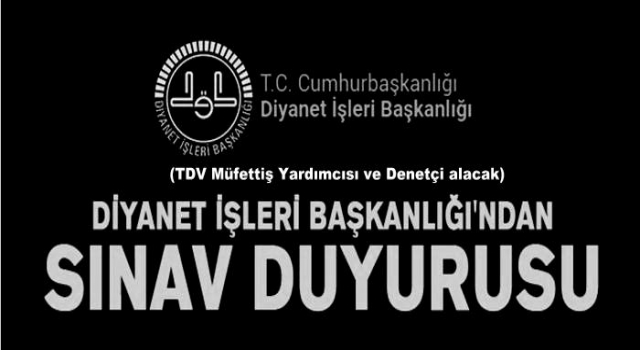 Türkiye Diyanet Vakfı Müfettiş Yardımcısı ve Denetçi alacak