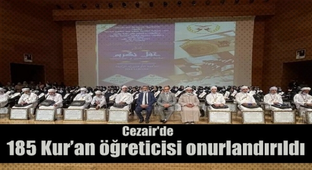 Cezayir'de 185 Kur’an öğreticisi onurlandırıldı