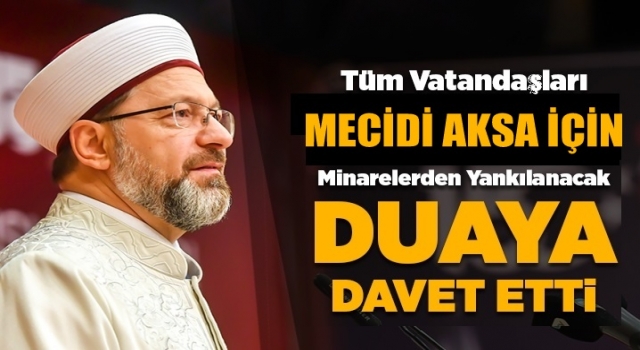 Mescid-i Aksa için duaya davet