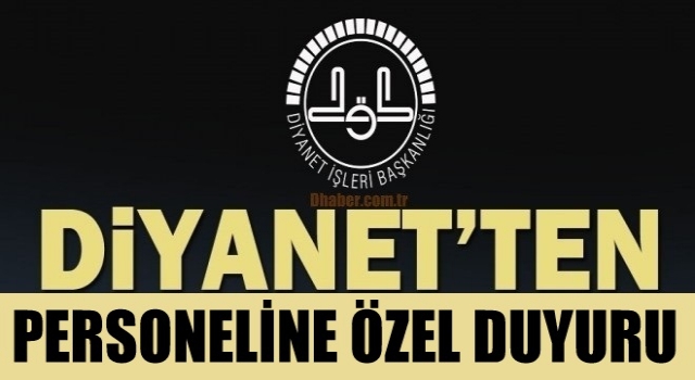 Diyanet'ten İdari İzinli Personeline