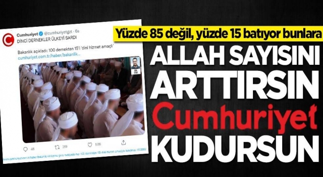 Allah sayısını arttırsın, Cumhuriyet kudursun