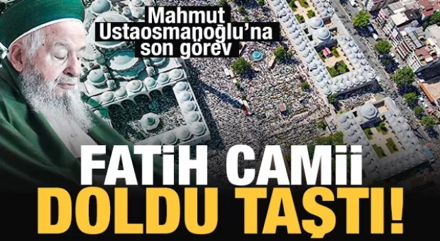 Mahmut Ustaosmanoğlu son yolculuğuna uğurlandı