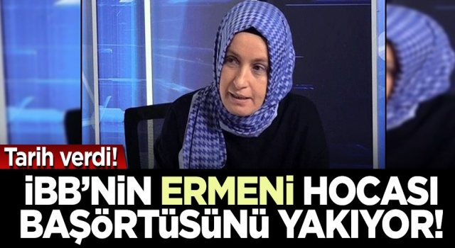 İBB'nin Ermeni hocası Fatma Yavuz LBGT için başörtüsünü yakıyor!