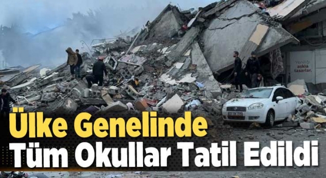 Ülke genelinde okullar 13 Şubat'a kadar tatil edildi