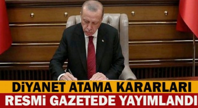 İl Müftü Atamaları Resmi Gazetede Yayımlandı