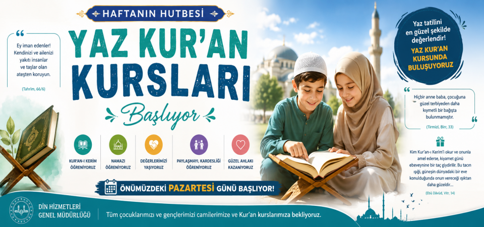 3 Temmuz 2026 - Cuma Hutbesi
