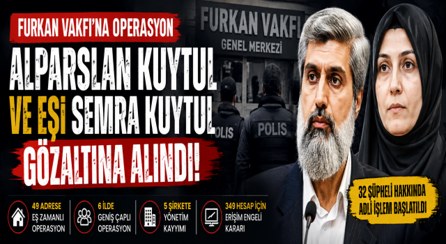 Furkan Vakfına Geniş Çaplı Operasyon