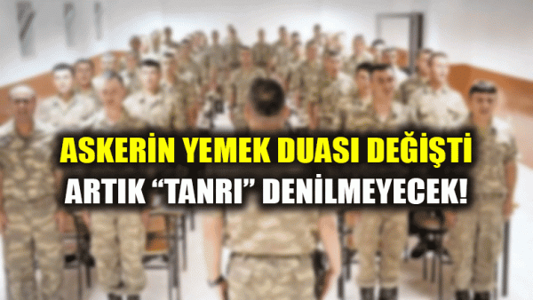Tanrı Kışlalarda Artık Yok