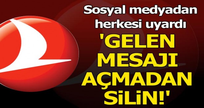 THY'den 'sahte ödül bilet' uyarısı