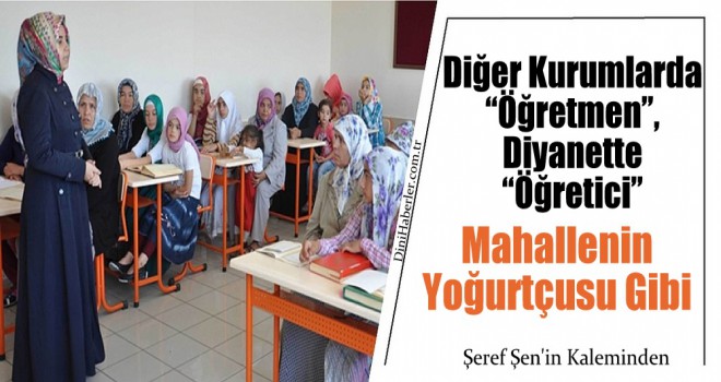 Diğer Kurumlarda Öğretmen, Diyanette Öğretici