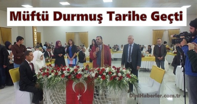 Türkiye’de ilk resmi Nikâh Bismil Müftüsü Ahmet Durmuş'dan