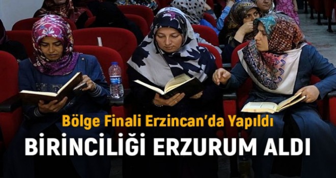 Bölge Birinciliğini Erzurum Aldı