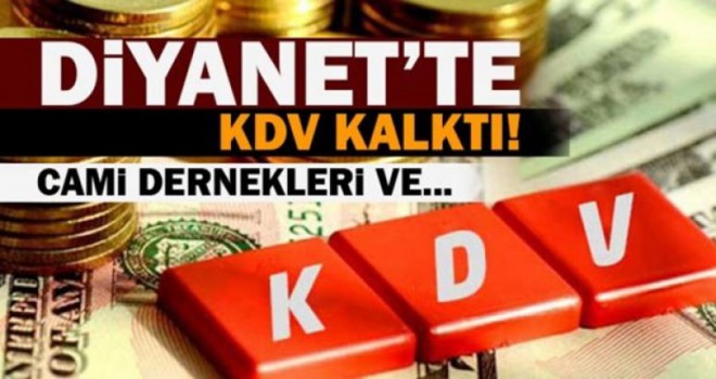 Cami Derneklerine Müjde... KDV Kalktı