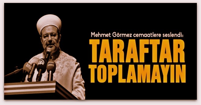 'Topluma İnsan Yetiştirin, Taraftar Toplamayın