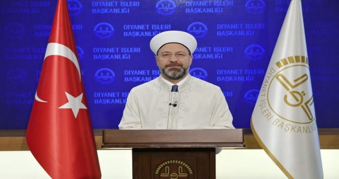 Diyanet İşleri Başkanı Erbaş’tan Regâib Kandili mesajı