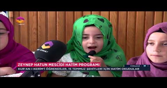 Zeynep Hatun Mescidi Hatim Programı