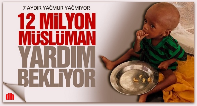 12 milyon Müslüman yardım bekliyor