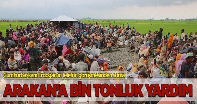 Arakan'a bin tonluk yardım için izin çıktı