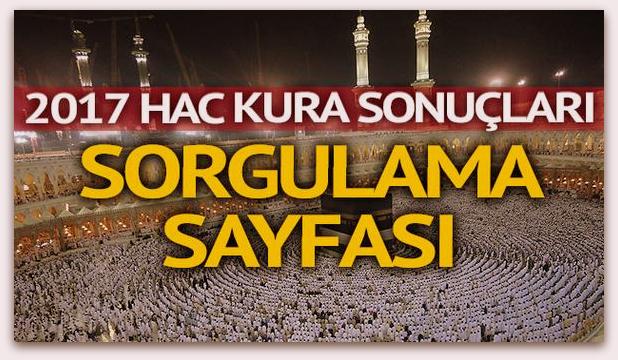 2017 Hac Kura Sonuç Sorgula