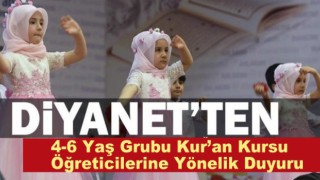 4-6 Yaş Grubu Kur’an Kursu Öğreticilerine Yönelik