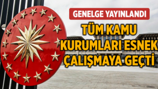 Kamuda dönüşümlü çalışma genelgesi yayınlandı