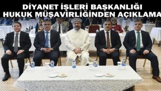 Diyanet Hukuk Müşavirinden Ankara Bürosuna Cevap