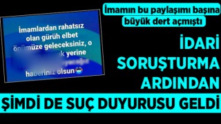 İmama Suç Duyurusu!