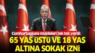 Cumhurbaşkanı Erdoğan müjdeleri tek tek verdi