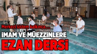 Müezzin ve imamlara Ezanı Güzel Okuma Kursu