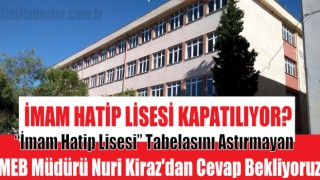 45 Yıllık Bergama İmam hatip Tarihe Gömülüyor