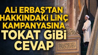 Başkan Erbaş, iddialara cevap verdi