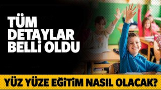 OKULLARDA YÜZ YÜZE EĞİTİM BAŞLIYOR