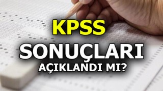 2020 KPSS sonuçları açıklandı