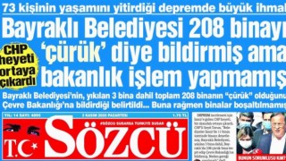 Sözcü’den hedef saptırmalı manşet