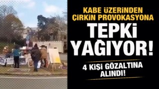 Kabe fotoğraflarının yere serilme olayına ilişkin 4 kişi gözaltına alındı