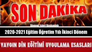 İkinci Dönem Yaygın Din Eğitimi Uygulama Esasları