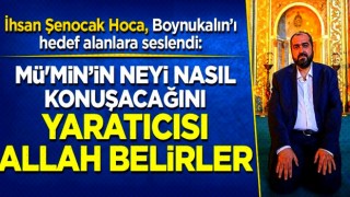 İhsan Şenocak Hoca, Prof. Boynukalın'ı hedef alanlara seslendi