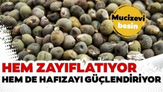 Zayıflatıyor ve hafızayı, bağışıklığı güçlendiriyor!