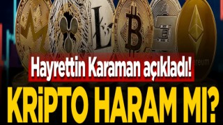 Hayrettin Karaman'dan kripto para fetvası, Haramdır