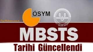 2022-MBSTS Sınav tarihi Güncellendi