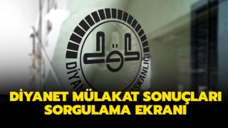 Diyanet Personel Alım Sonuçları açıklandı