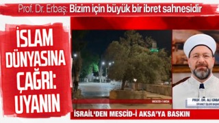 Diyanet İşleri Başkanı Erbaş’tan İsrail’e sert tepki